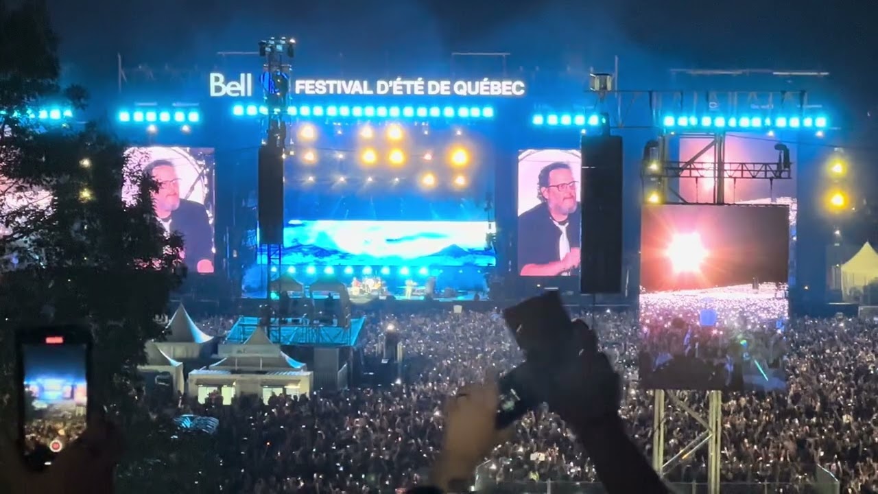 FEQ 2023 Les Cowboys fringants - Sur mon &eacute;paule - Karl Tremblay
