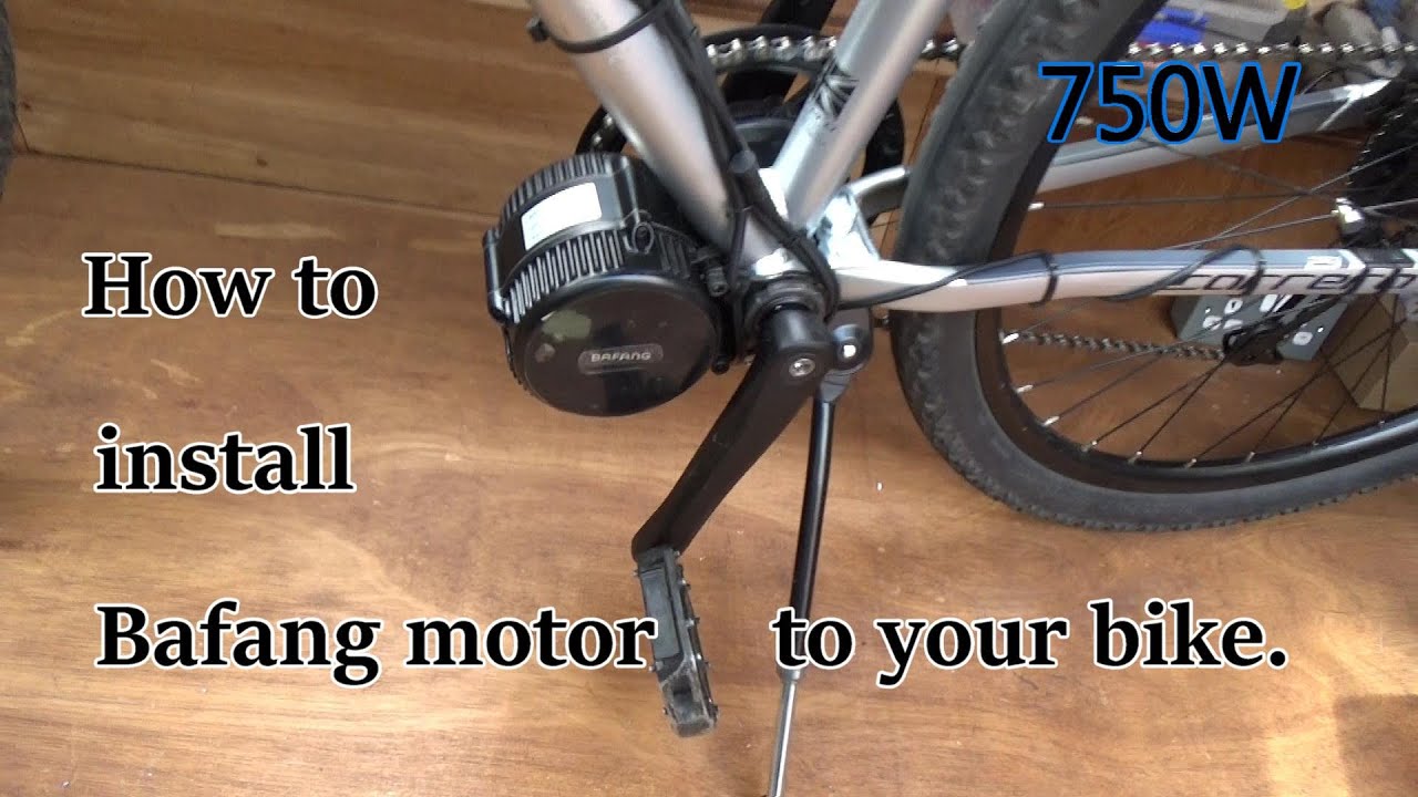 How to install mid drive motor to your bicyckle.