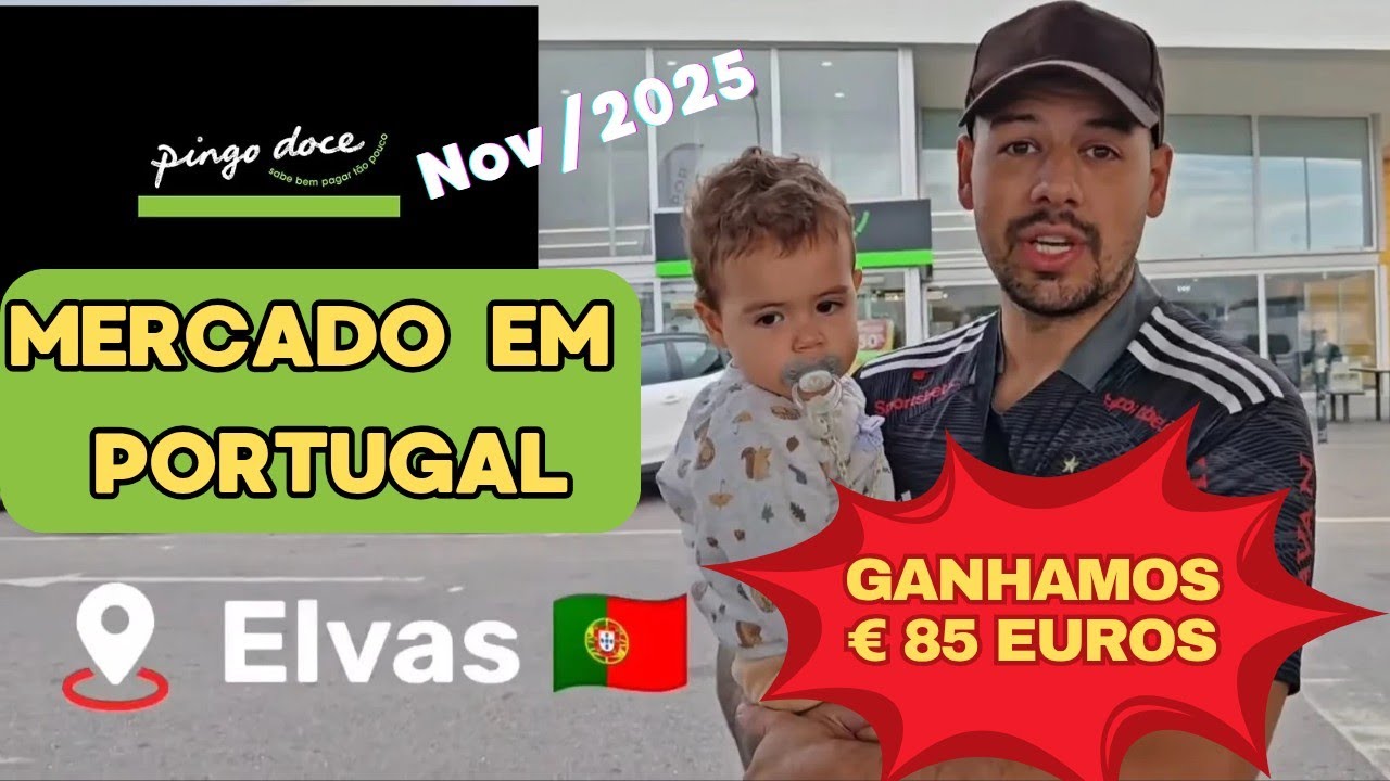 ECONOMIZAMOS MUITO Fazendo Compras em Portugal! 🇵🇹💰 (Moramos na Espanha!)