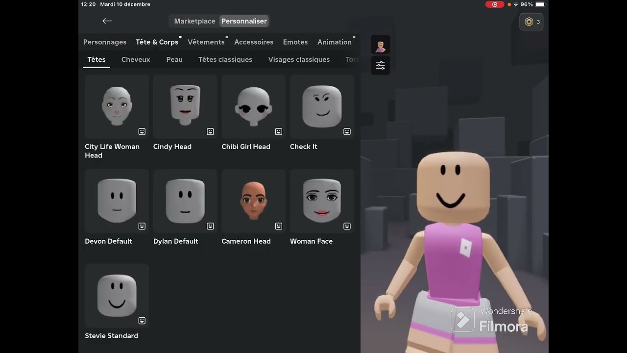 Tuto comment avoir le skin mini pushie TOTALEMENT GRATUIT SUR ROBLOX!