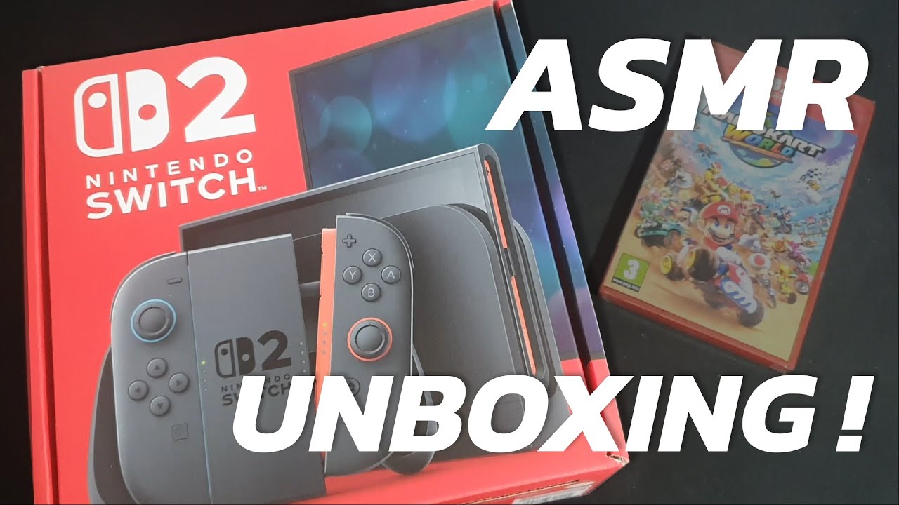 ASMR - Unboxing de la Switch 2 (à l'arrache, mais tellement cool)