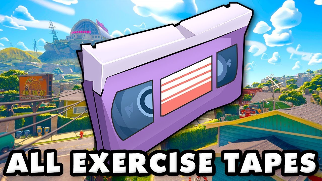 Plants vs. Zombies: Battle for Neighborville - All Exercise Tapes! (Town Center)