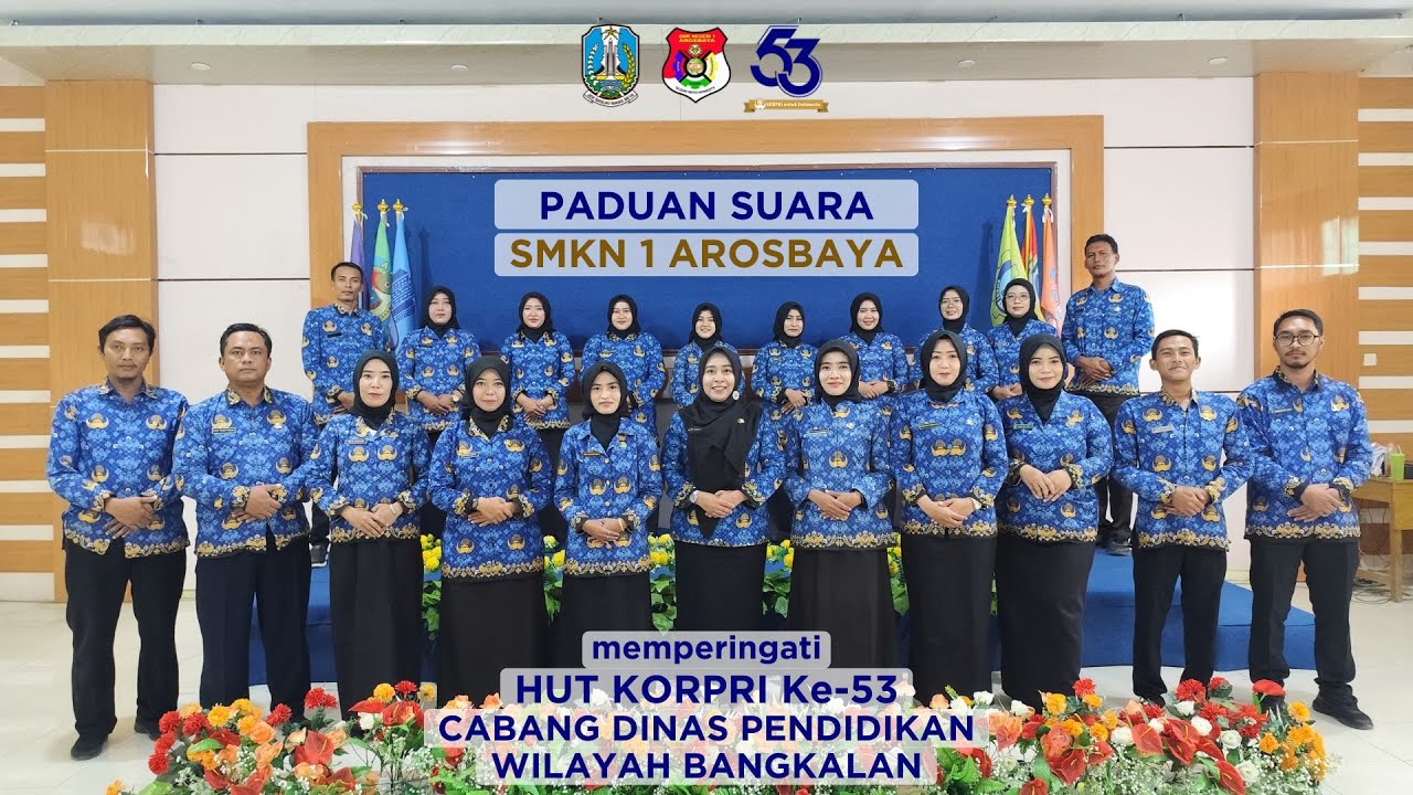 Paduan Suara HUT KORPRI 2024 Cabdin Bangkalan_SMKN 1 Arosbaya