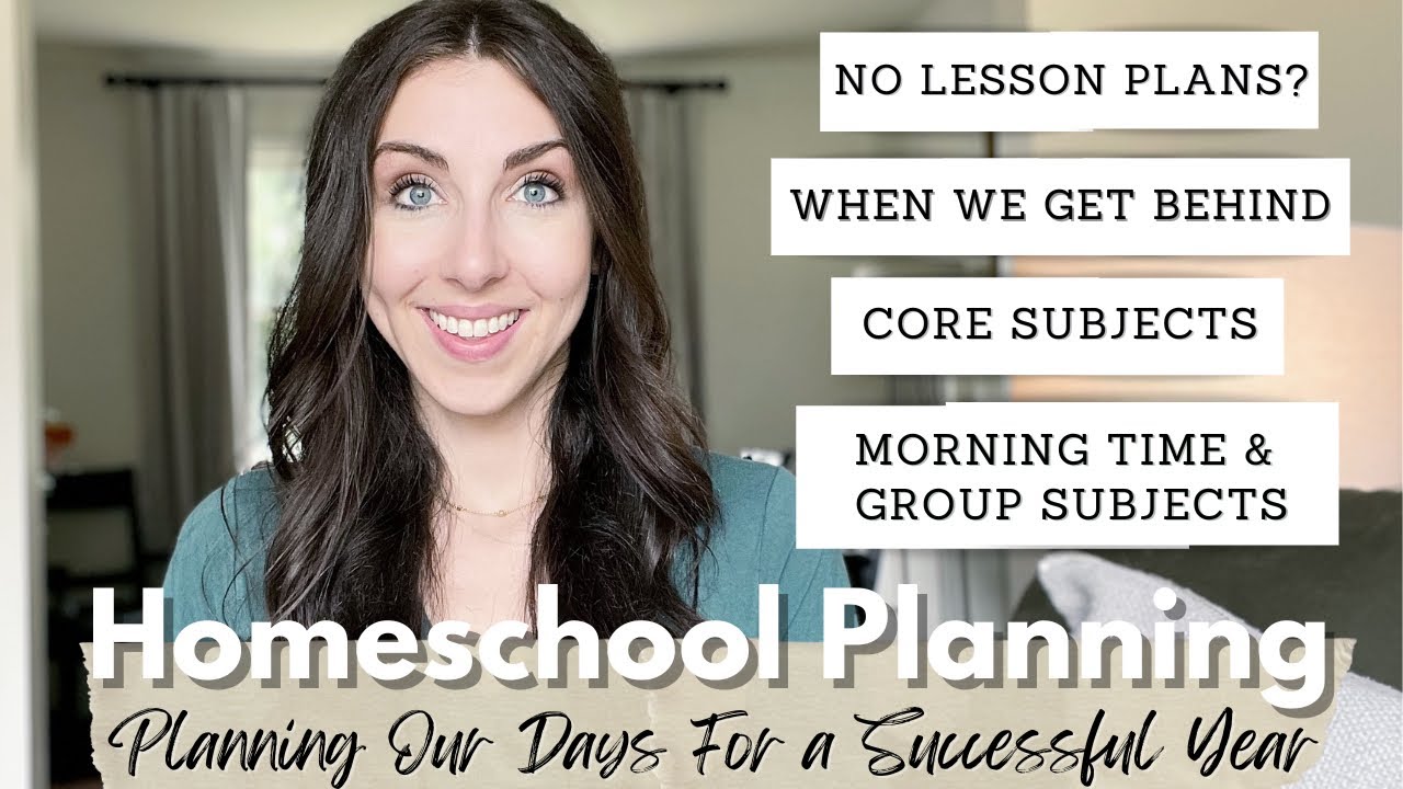 Does this style work for you? ||Homeschool planning + routine - year, weeks, and days