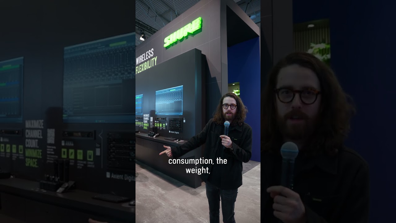 Экскурсия по стенду Shure на выставке ISE 2026