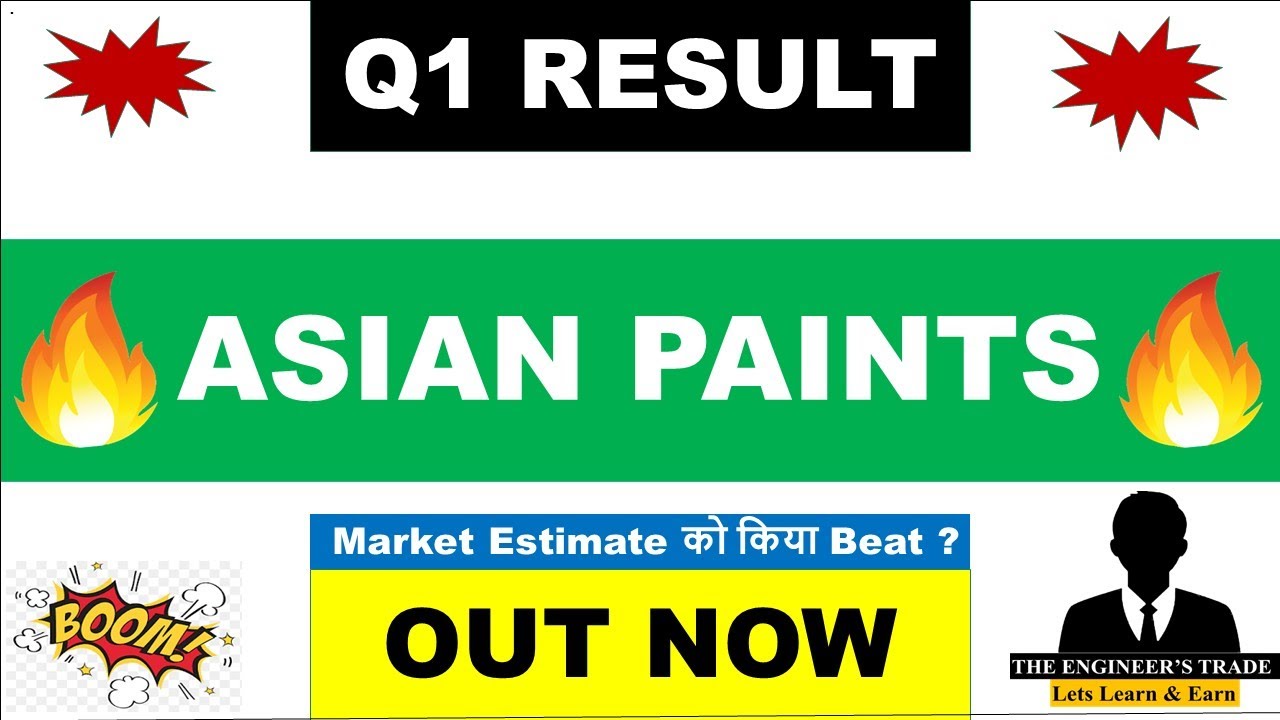 Asian Paints Q1 Results 2027 | Asian Paints Results Today | Asian Paints Share Latest News 
