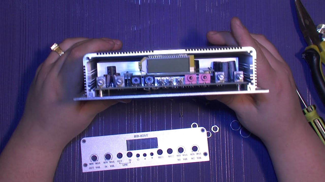 Разбираем Радио передатчик FM transmitter 15W hd-02st