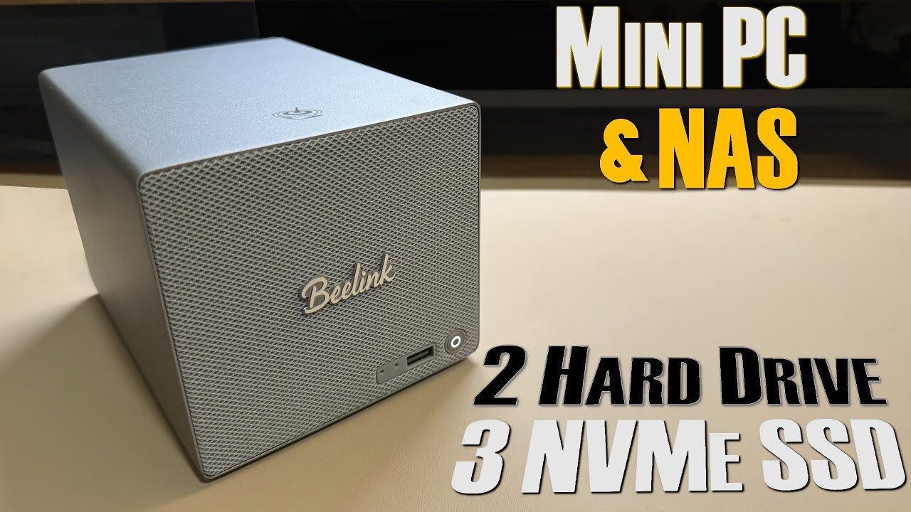 Mini PC and Tiny NAS !!!   Beelink ME Pro -  Hybrid NAS / Mini PC