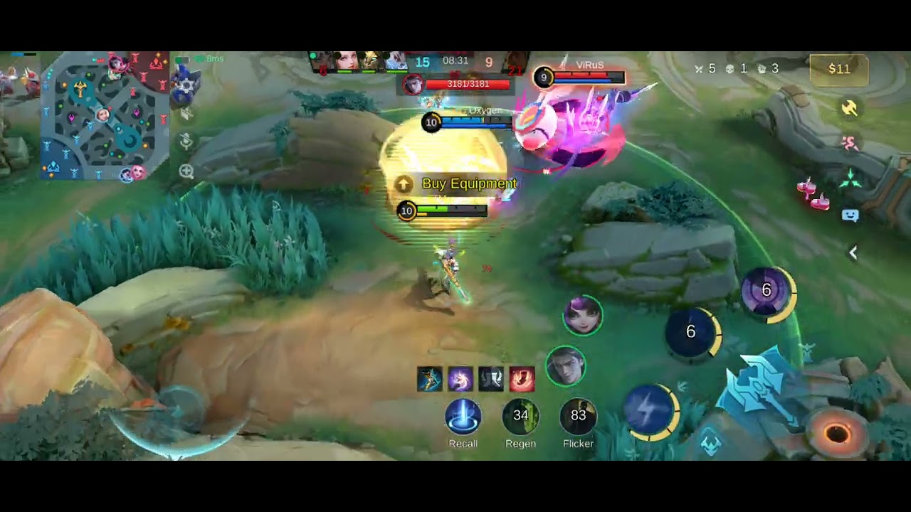Mlbb Lesley gameplay #mlbb #mlbbhighlights 