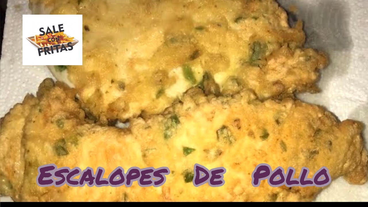 Escalopes de pollo fácil y rico 🍗🍗🍗