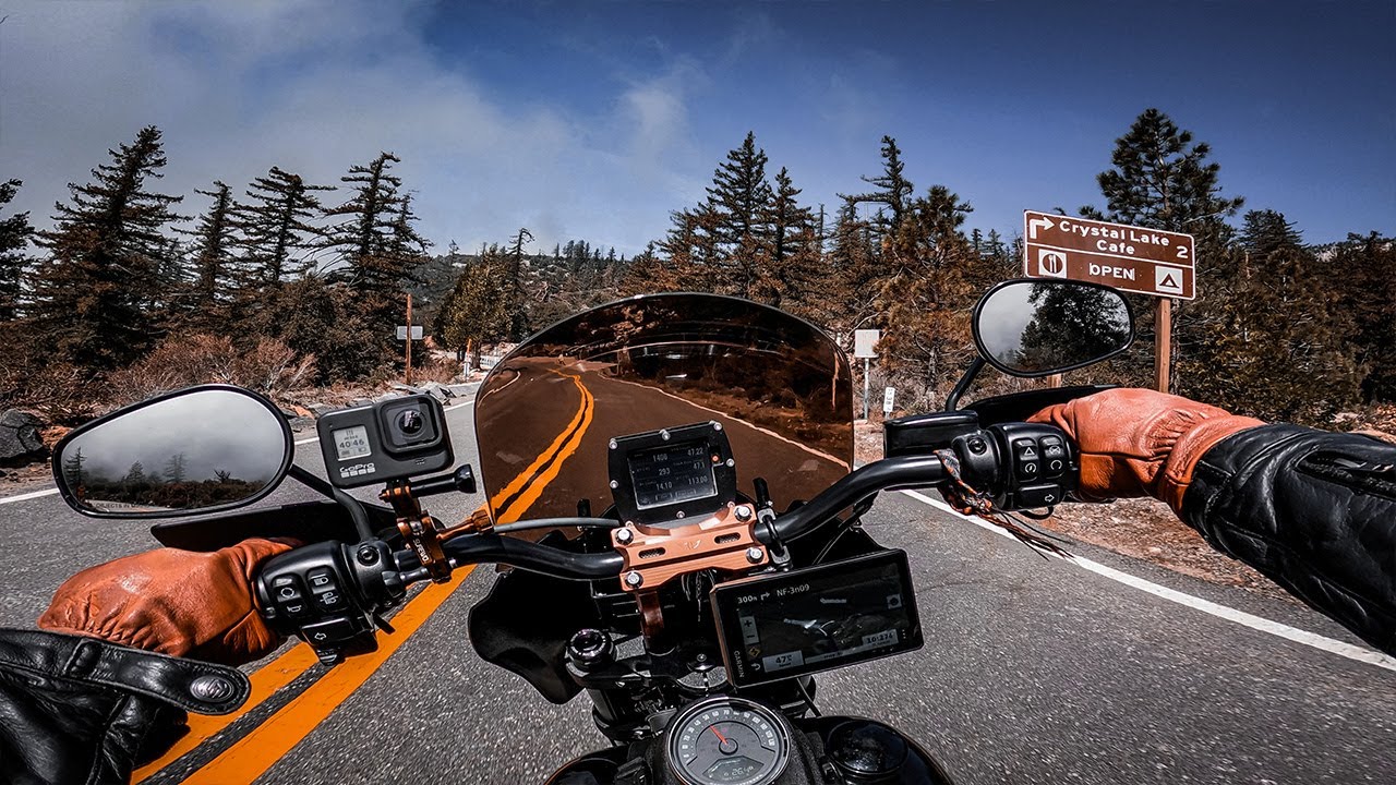 I Rode my Harley to Crystal Lake Campground in Azusa