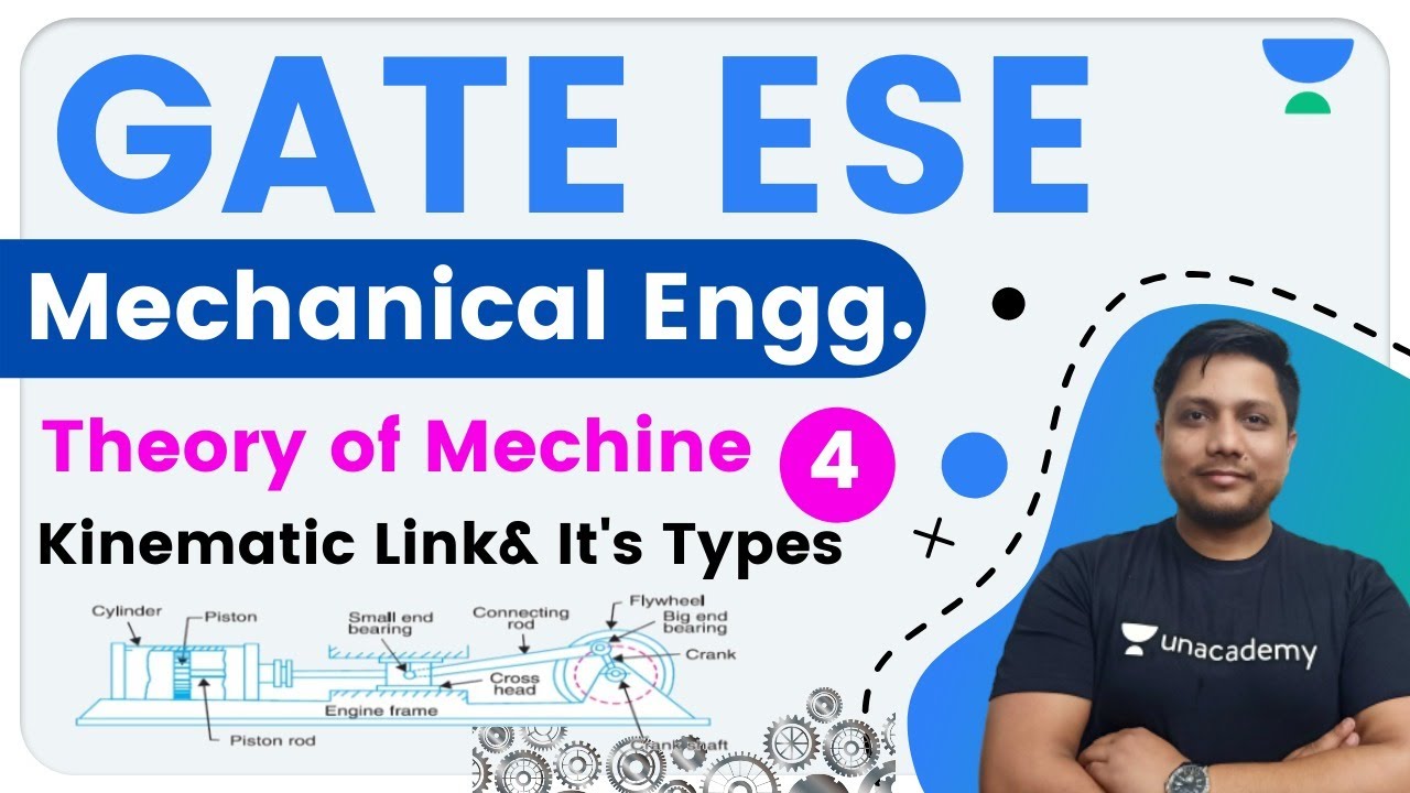 6:00 PM - GATE ESE 2021 | Mechanical Engg by Alok Sir | TOM (Kinematic Link & It's Types)