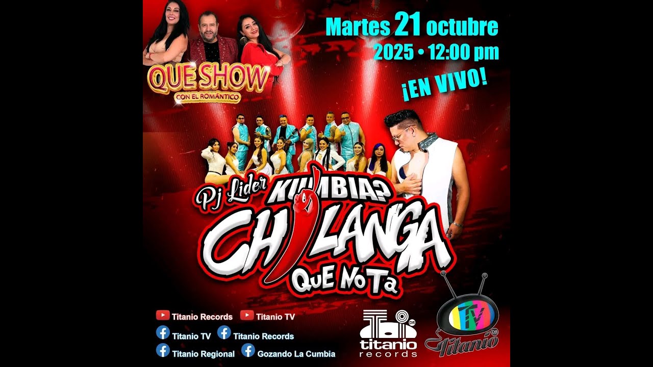 Cumbia Chilanga en Que Show con el Rom&aacute;ntico
