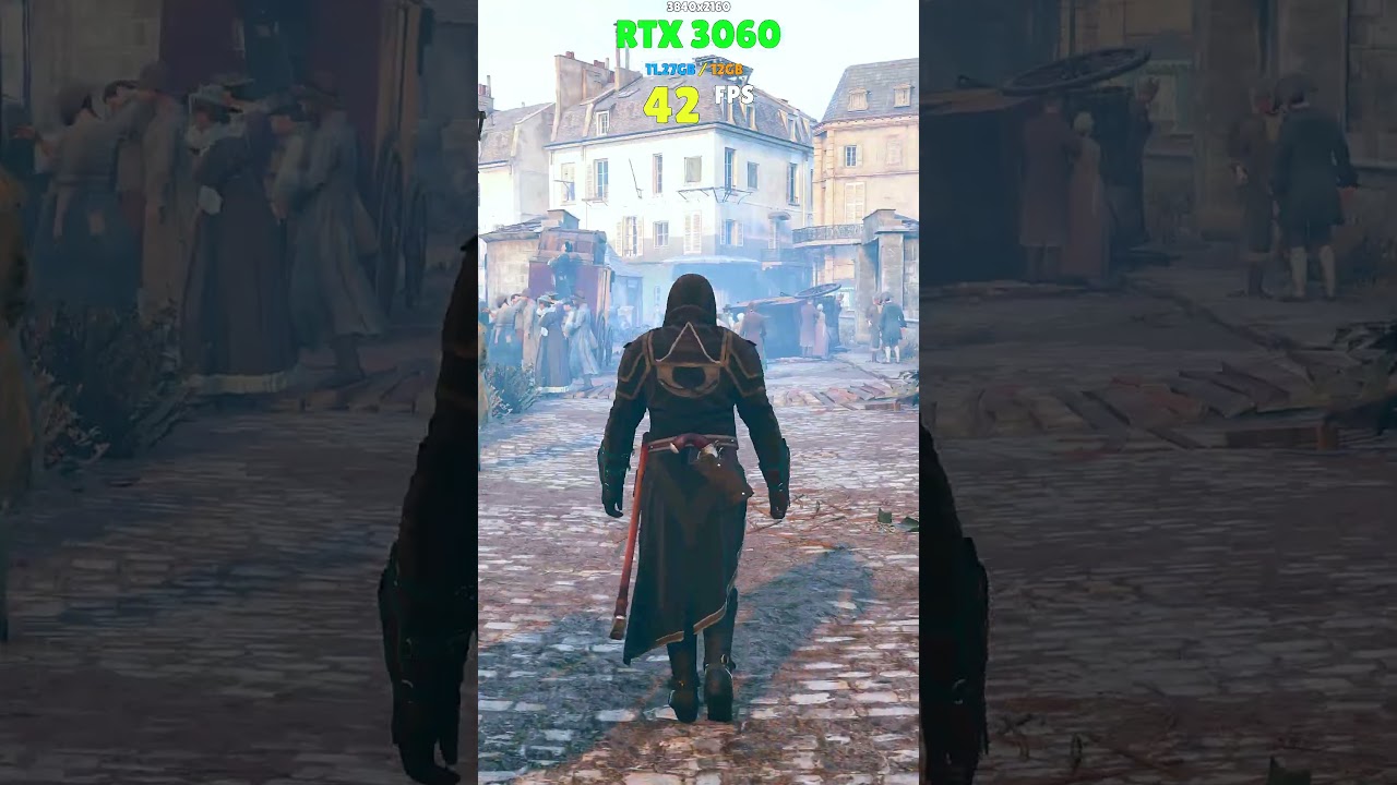 Assassin's Creed Unity 4K Max Graphics FPS - RTX 3060