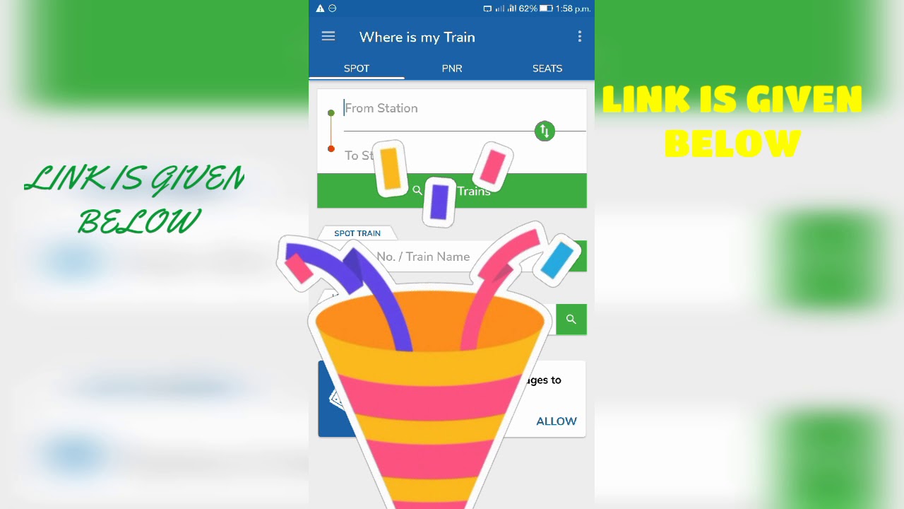 HOW TO FIND MY TRAIN NUMBER, LOCATION, PLATFORM,COST(ENGLISH)