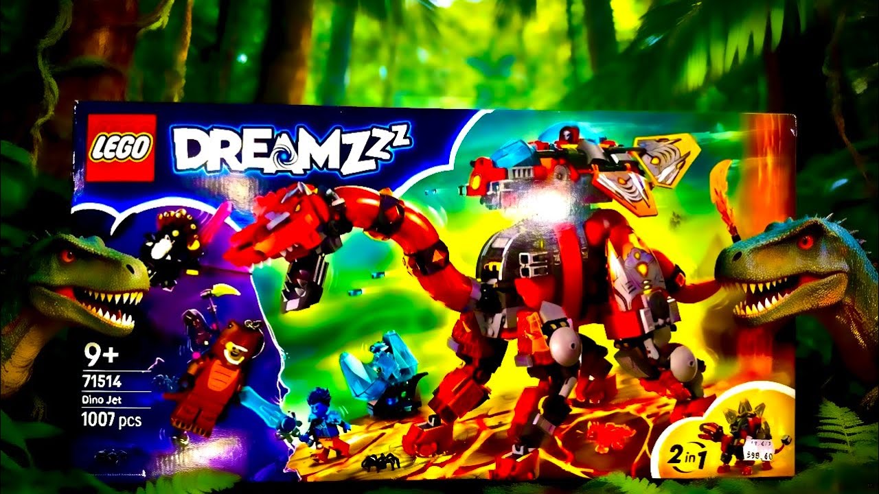 Lego 2 in 1 Dreamzzz set 2026 Dino Jet # 71514