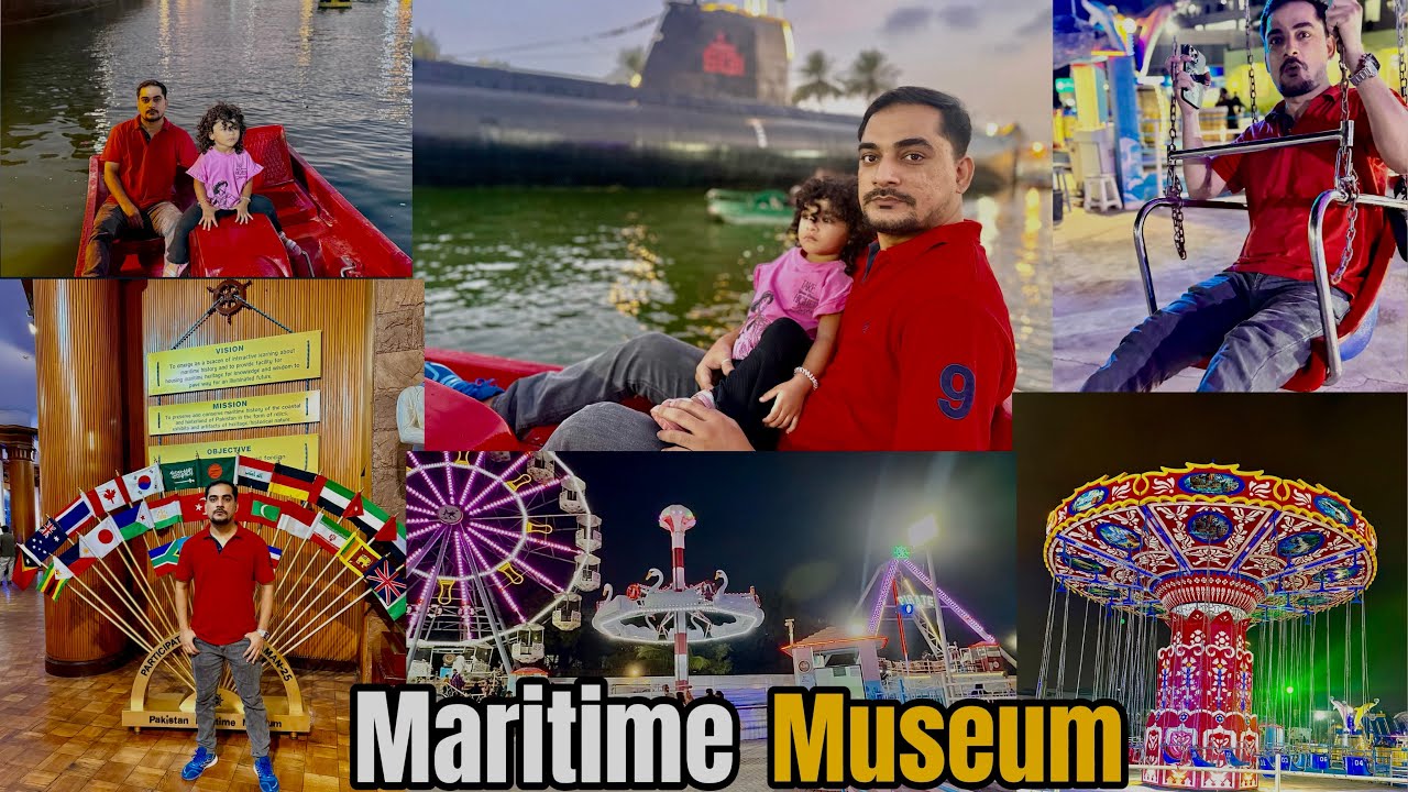 Maritime museum park karachi bohat maza aya 👍😀