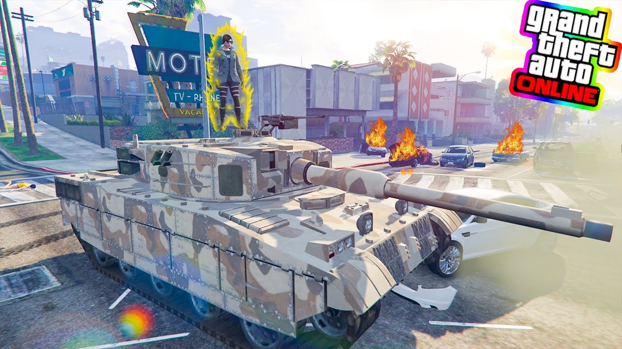 Gta 5 Online ITA - Ci siamo comprati un carro armato!!
