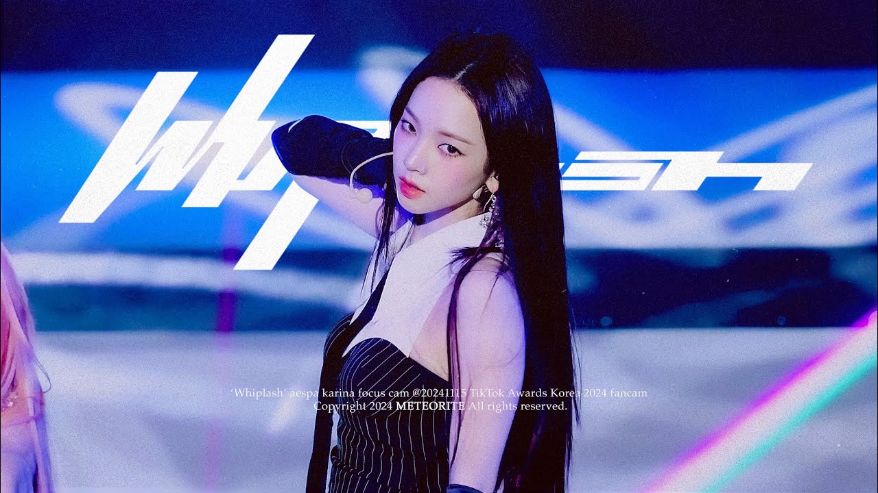 (4K)(fancam)241115 aespa Karina 에스파 카리나 - Whiplash 직캠@TikTok Awards Korea 2024