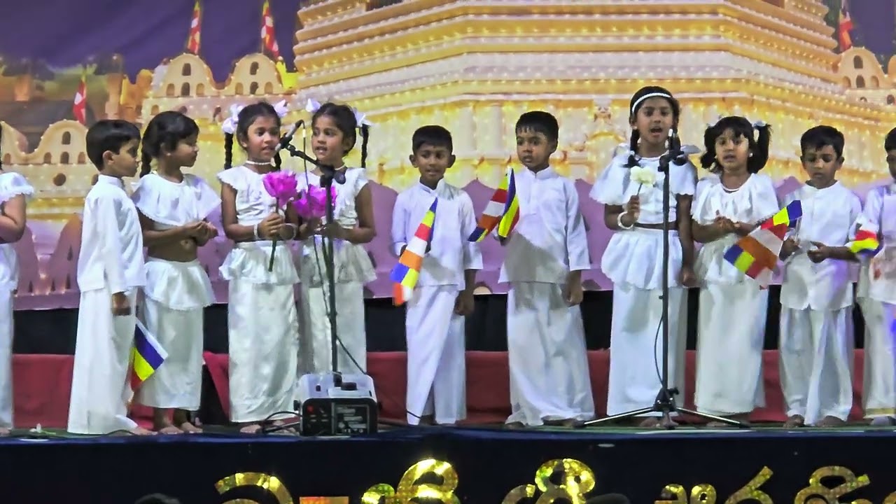 Mal Sugande - SSLSD primary students - Vesak Bathi Gee Saraniya 2025