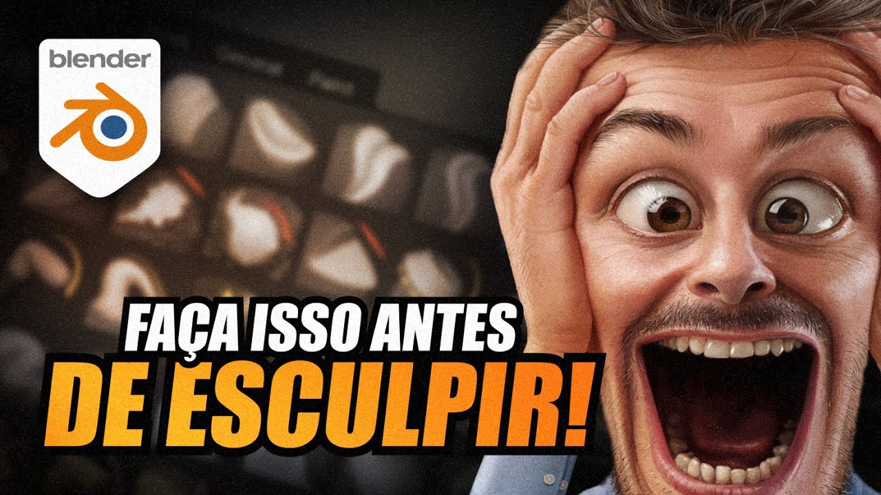 🖌️​ Você NUNCA MAIS vai Esculpir do mesmo jeito no Blender 3D!