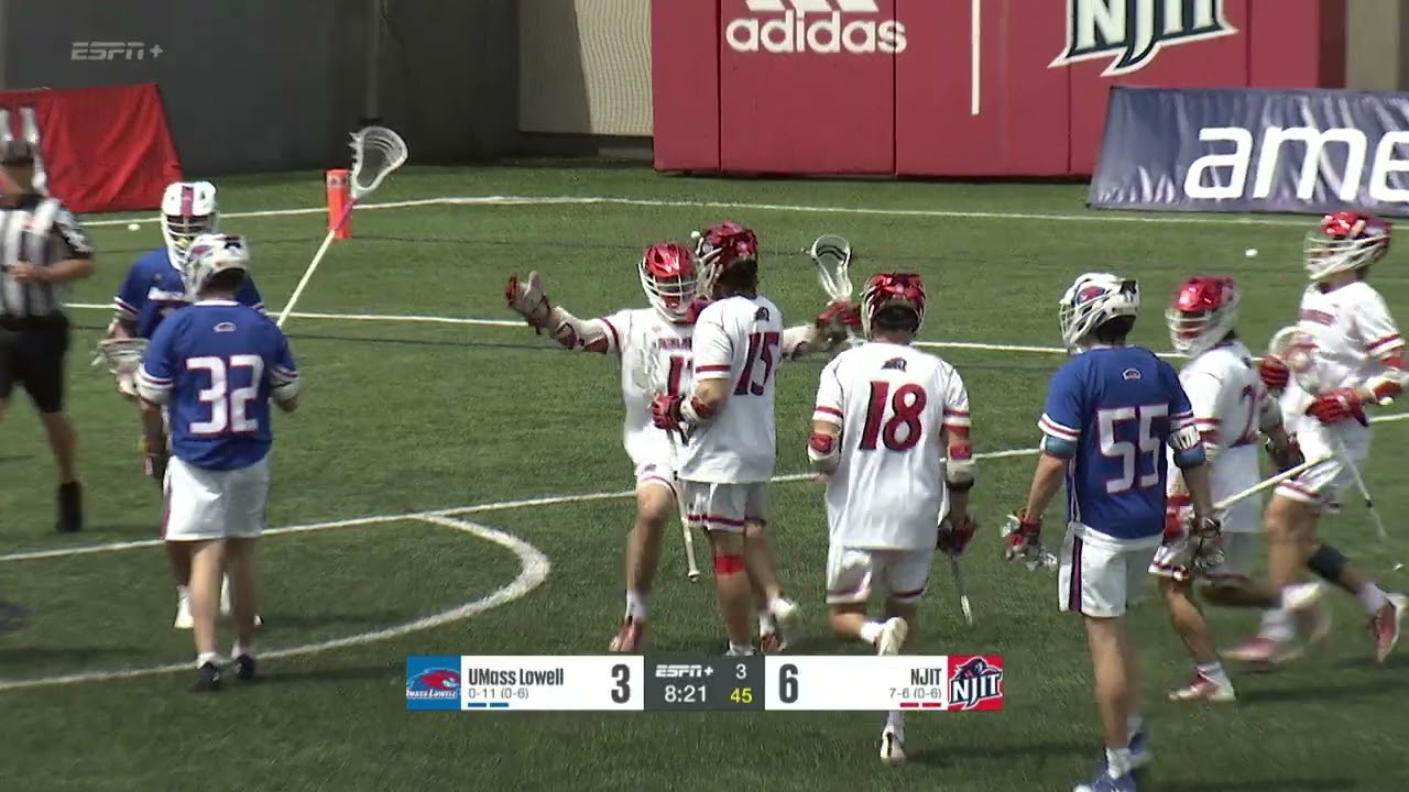 NJIT Men's Lacrosse Highlights - UMass Lowell (April 27, 2024)