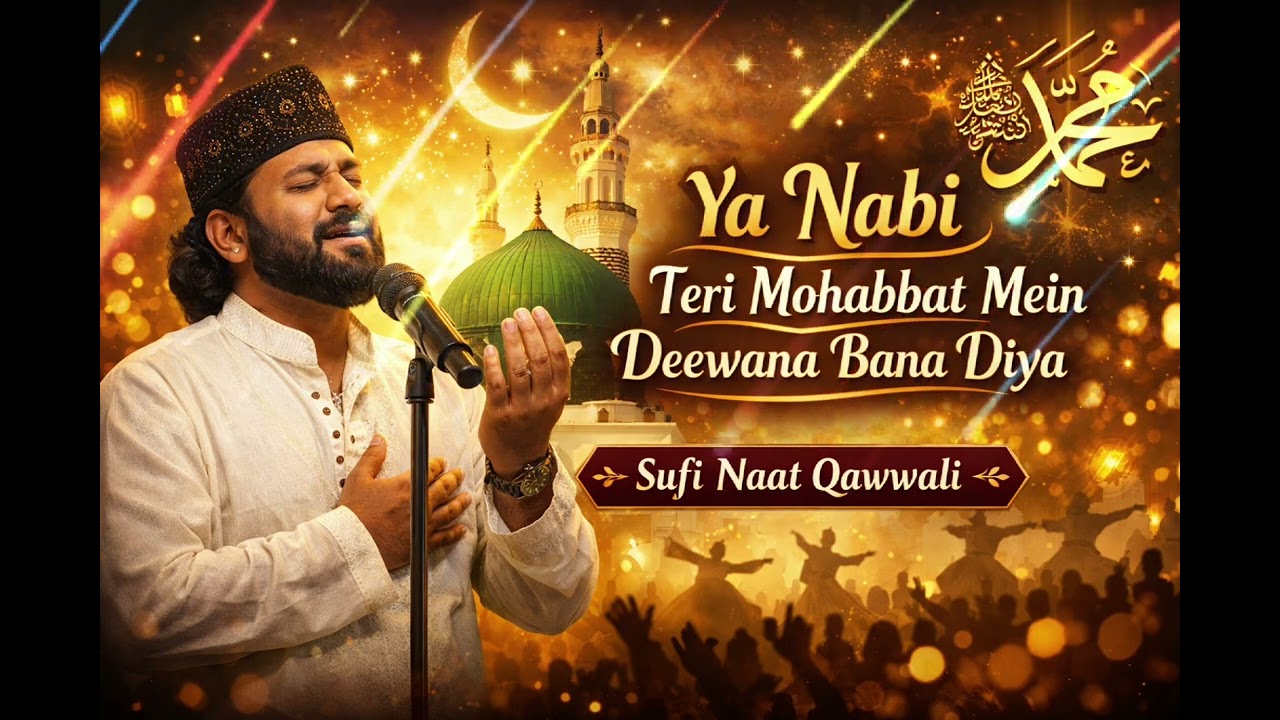 Ya Nabi Teri Mohabbat Mein Deewana Bana Diya | Best Sufi Naat 2026 | Heart Touching Naat Qawwali