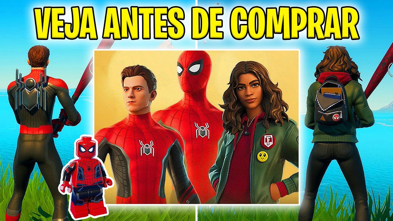 VEJA ANTES DE COMPRAR PACOTÃO SEM VOLTA PARA CASA (SKIN HOMEM-ARANHA SEM VOLTA PARA CASA e MJ)