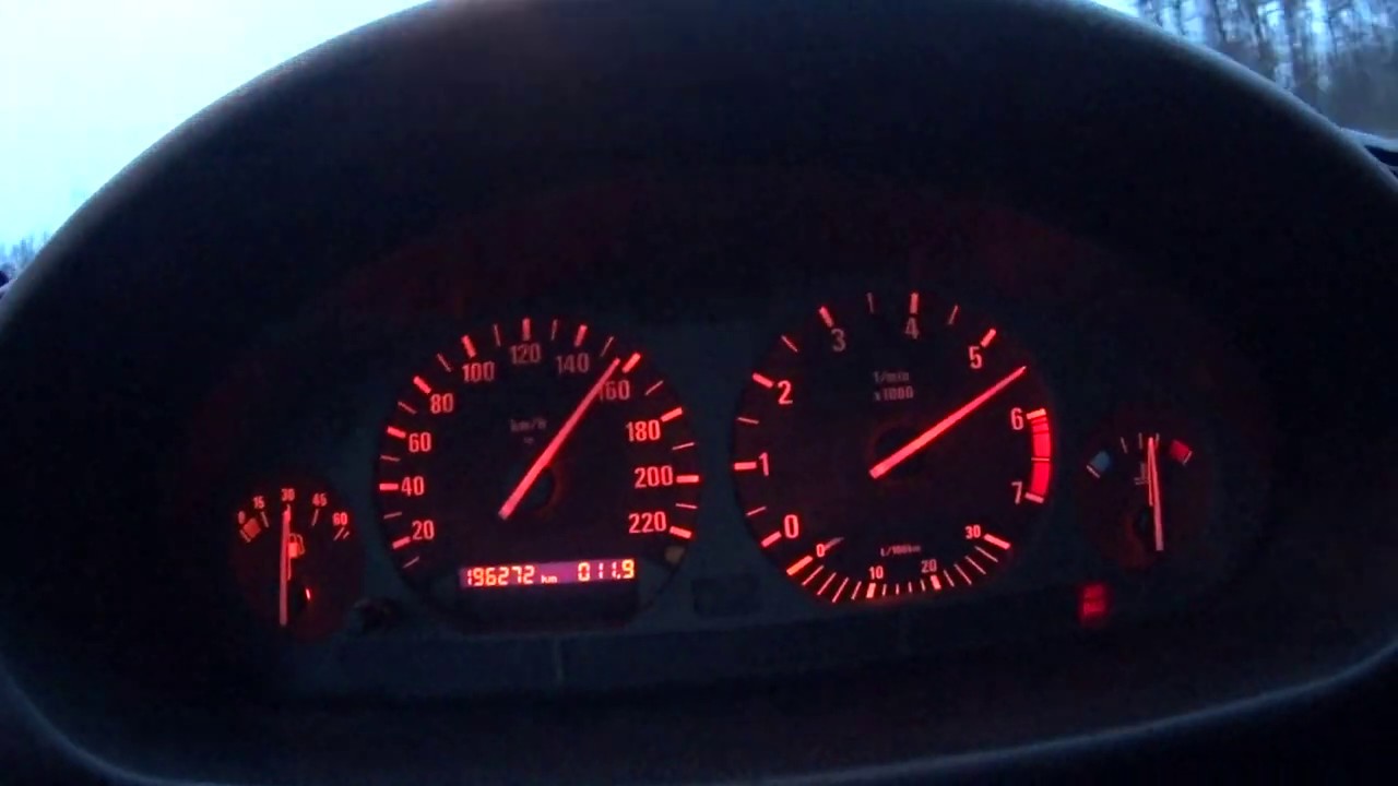 1993 BMW E36 318i M40B18 8v 113hp  0-150 km/h acceleration