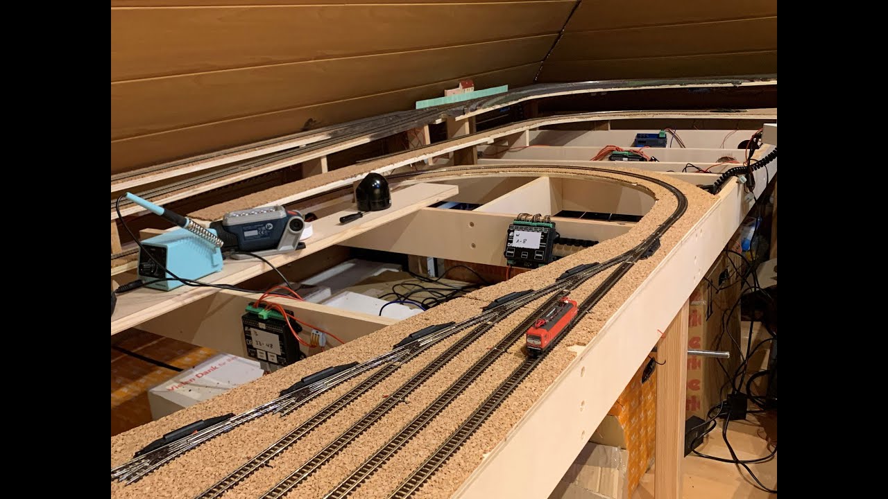 Digitale Spur N-Dachbodenanlage #1; Der Gleisplan
