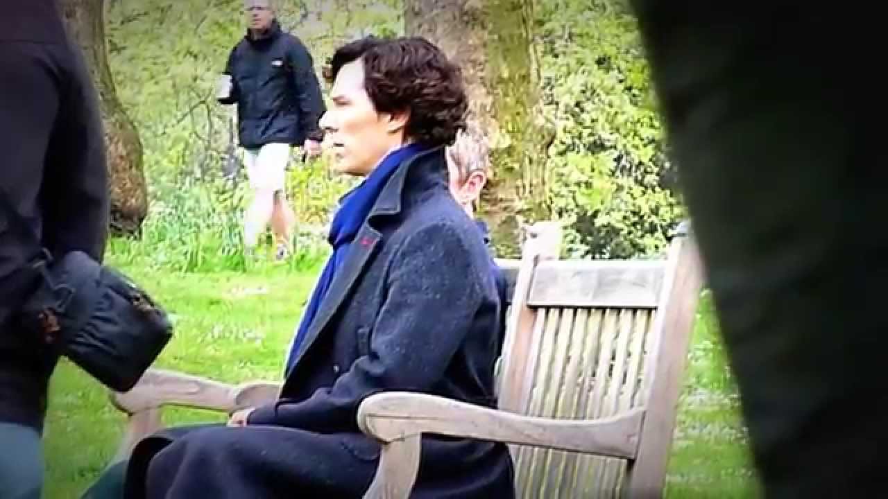 Sherlock Set - The Sign of Three S3Ep2 St James's Park outtake