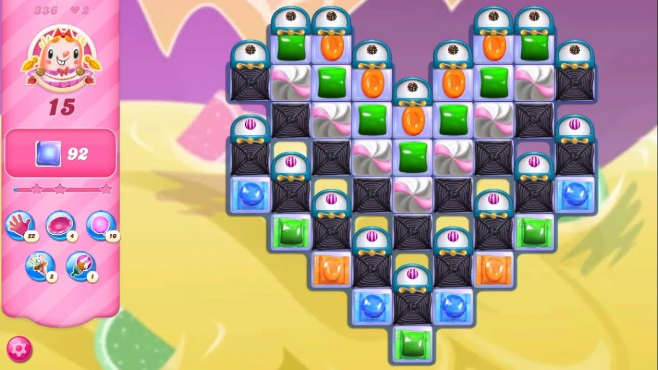 Candy Crush Saga Level 336 (NO BOOSTERS)