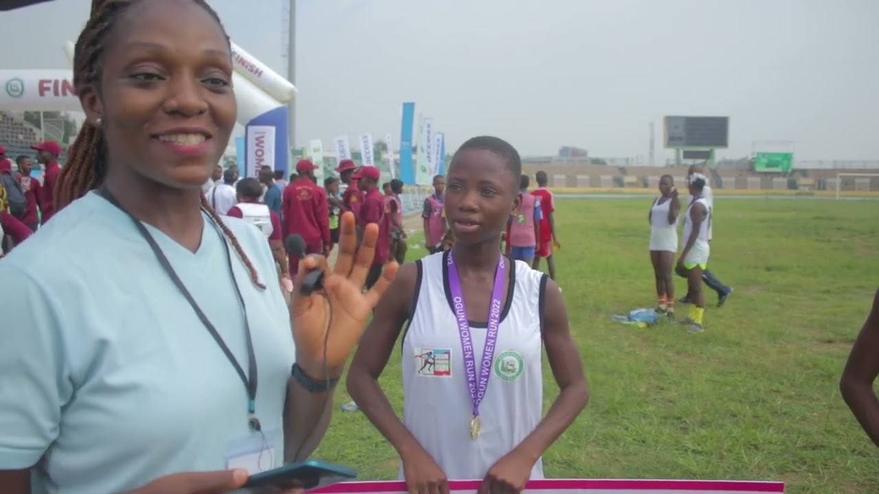 #ogunwomenrun2022 The first edition of the Ogun Women Run in Abeokuta on June 4, 2022.