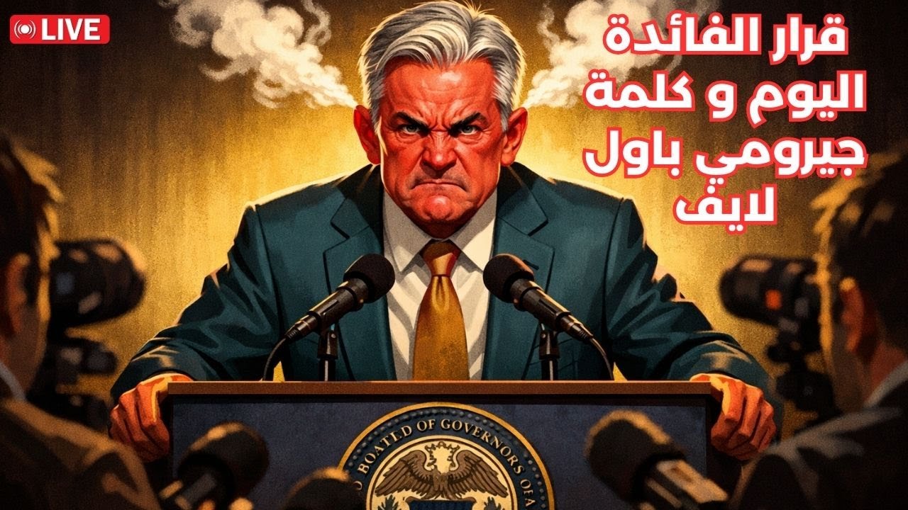 لايف:قرار الفيدرالي للفائدة اليوم و كلمة جيرومي باول و متابعة نتائج مايكرسوفت و فيسبوك و تسلا