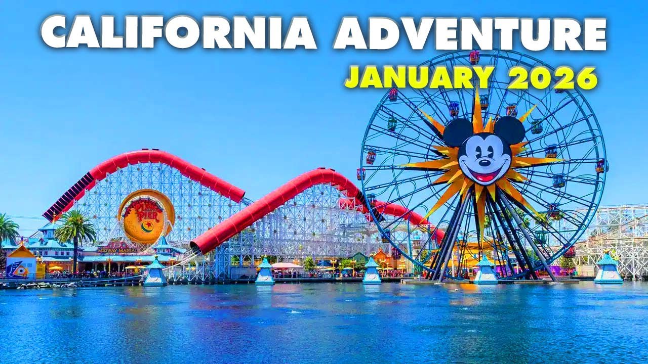 Post Christmas Holiday tour around Disney California Adventure