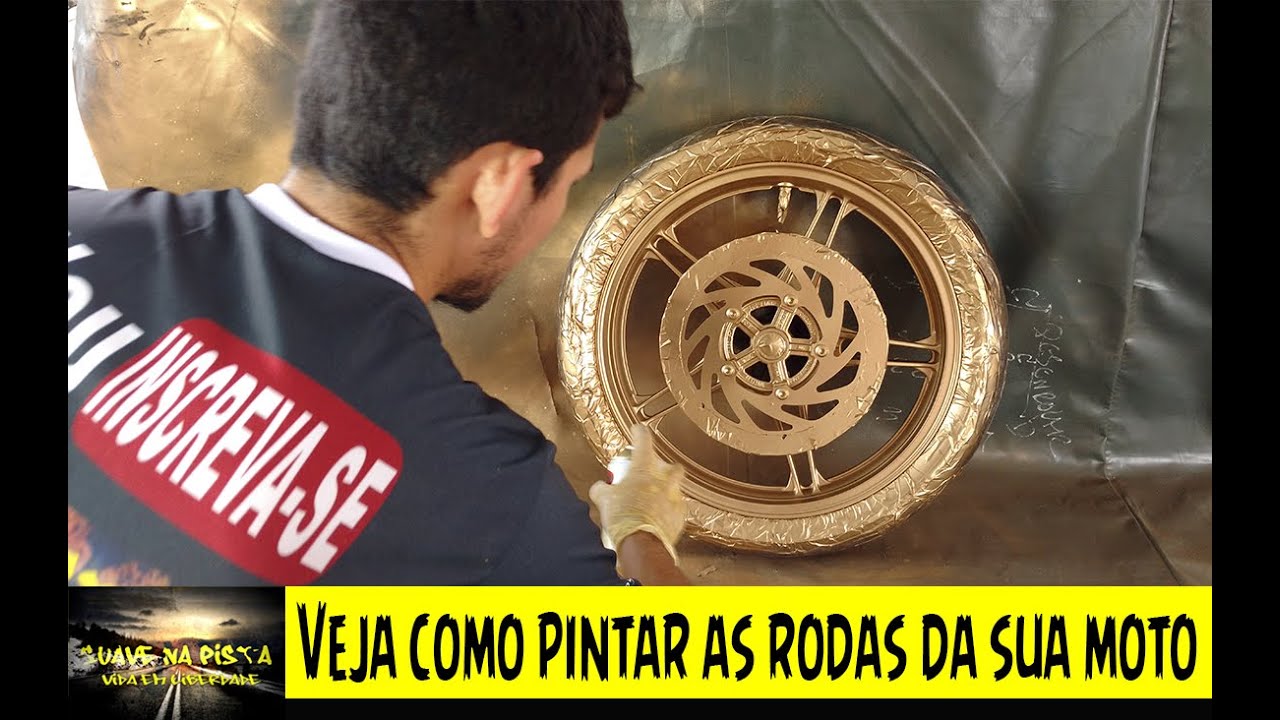 Como pintar as rodas da sua moto em casa