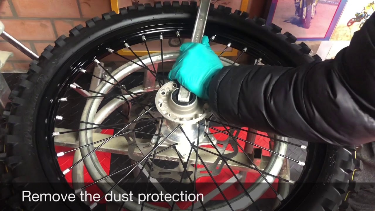 Front wheel  mounting instructions