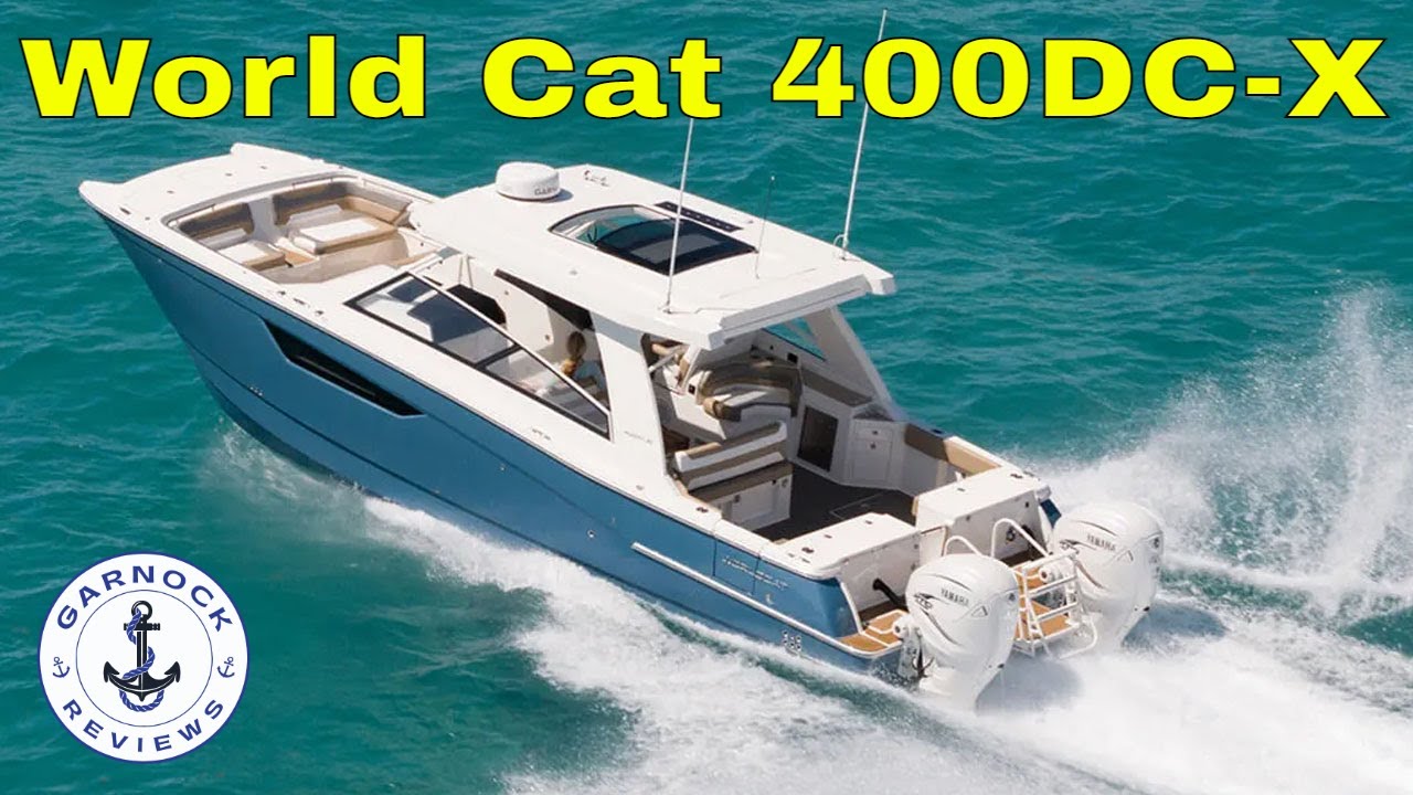 [Sold] - $958,929 - (2021) World Cat 400DC-X Review | Luxury Dual Console Power Catamaran