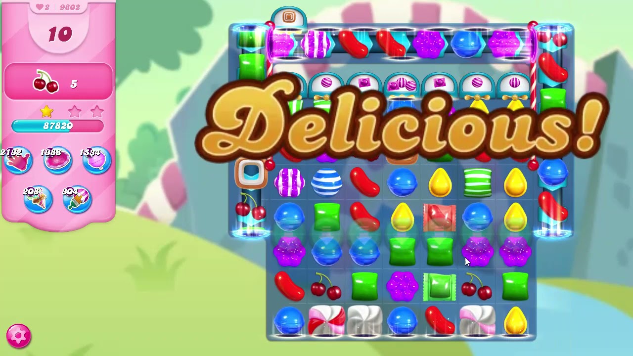 Candy Crush Saga Level 9802 NO BOOSTERS