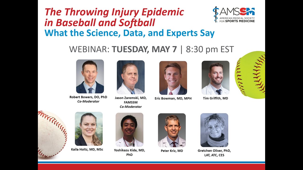 The Throwing Injury Epidemic in Baseball and Softball: What Science, Data and the Experts Say