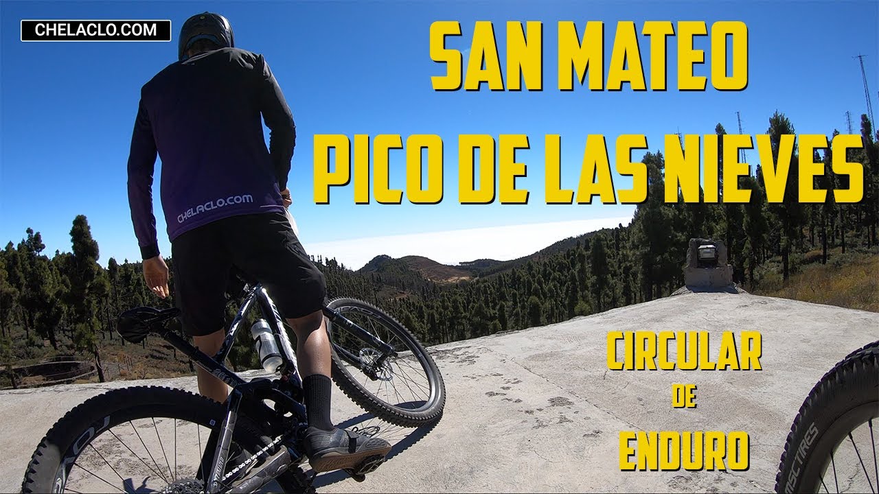 Circular San Mateo Pico de Las nieves en bici de Enduro por Gran Canaria