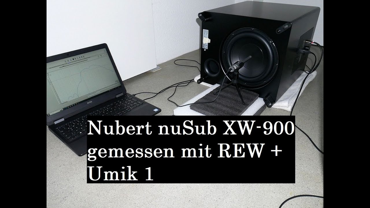 Nubert nuSub XW-900 - gemessen mit REW + Umik 1
