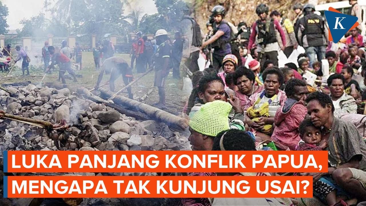 Konflik Papua Paksa Ratusan Ribu Warga Mengungsi sejak 2018