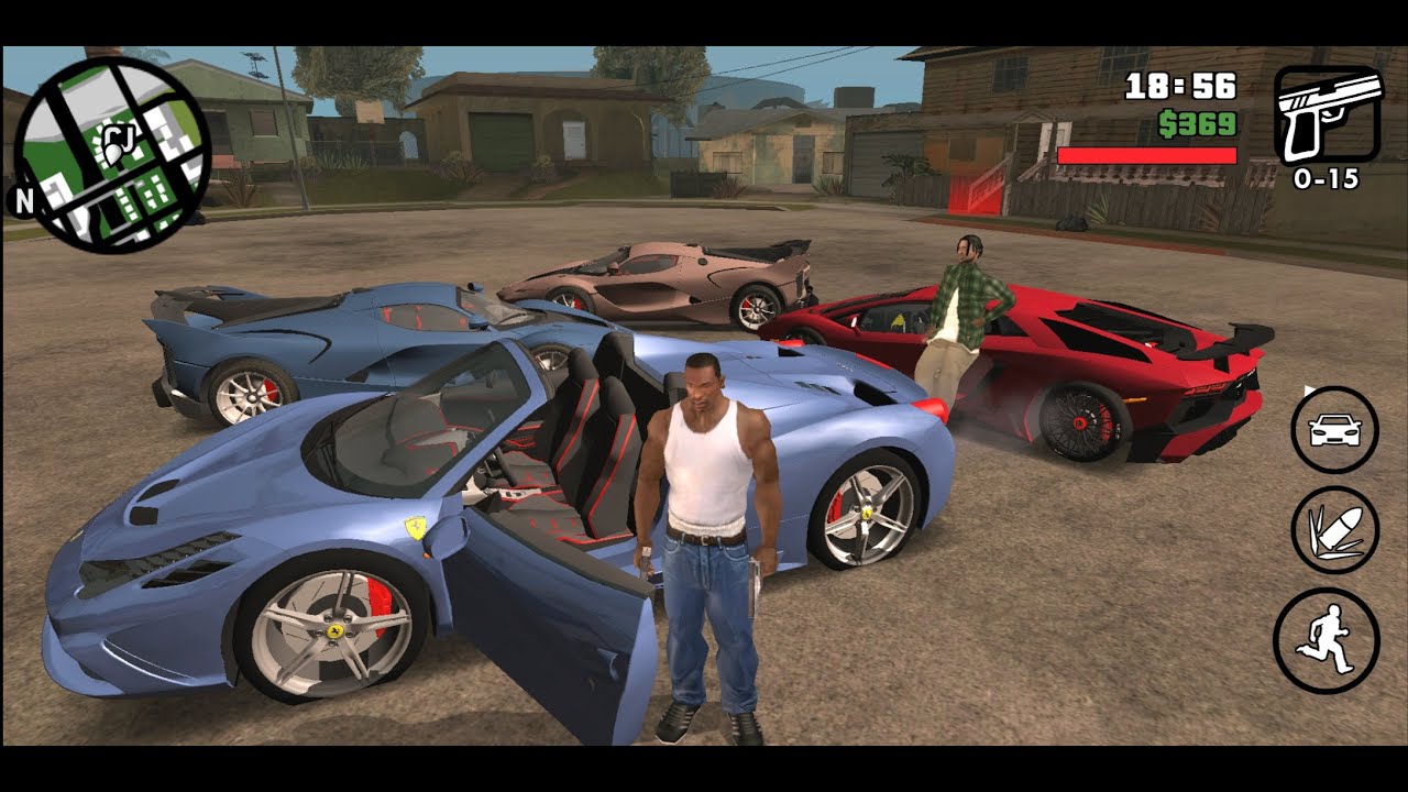 Mod de Ferrari em GTA San Andreas Android