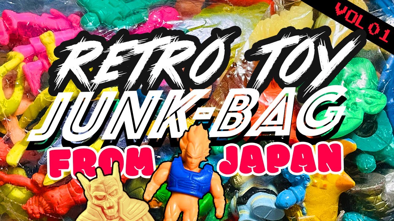 RETRO TOY JUNK-BAG FROM JAPAN VOL.01 - 80's & 90's Gashapon, DBZ, Gundam, Kinnikuman, Anime, KESHI!!
