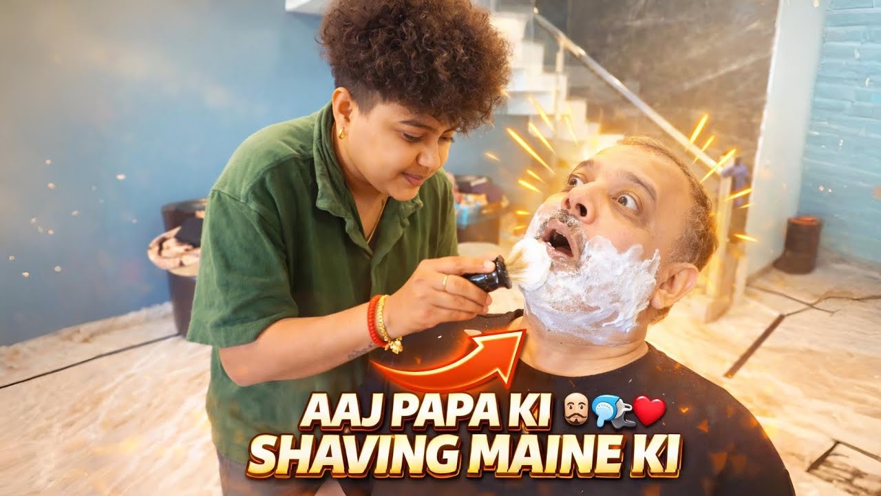 Duggu Ne Ki Papa Ki Shaving❤️
