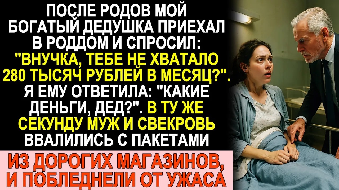 Внучка, тебе мало 280 тысяч в месяц! Я не верила тому, что сделали муж и свекровь…