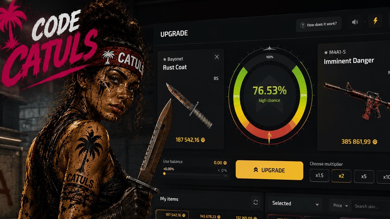 USE CATULS CODE GET FREE LUCK...!?(UPGRADER.PRO) PROMOCODE : CATULS