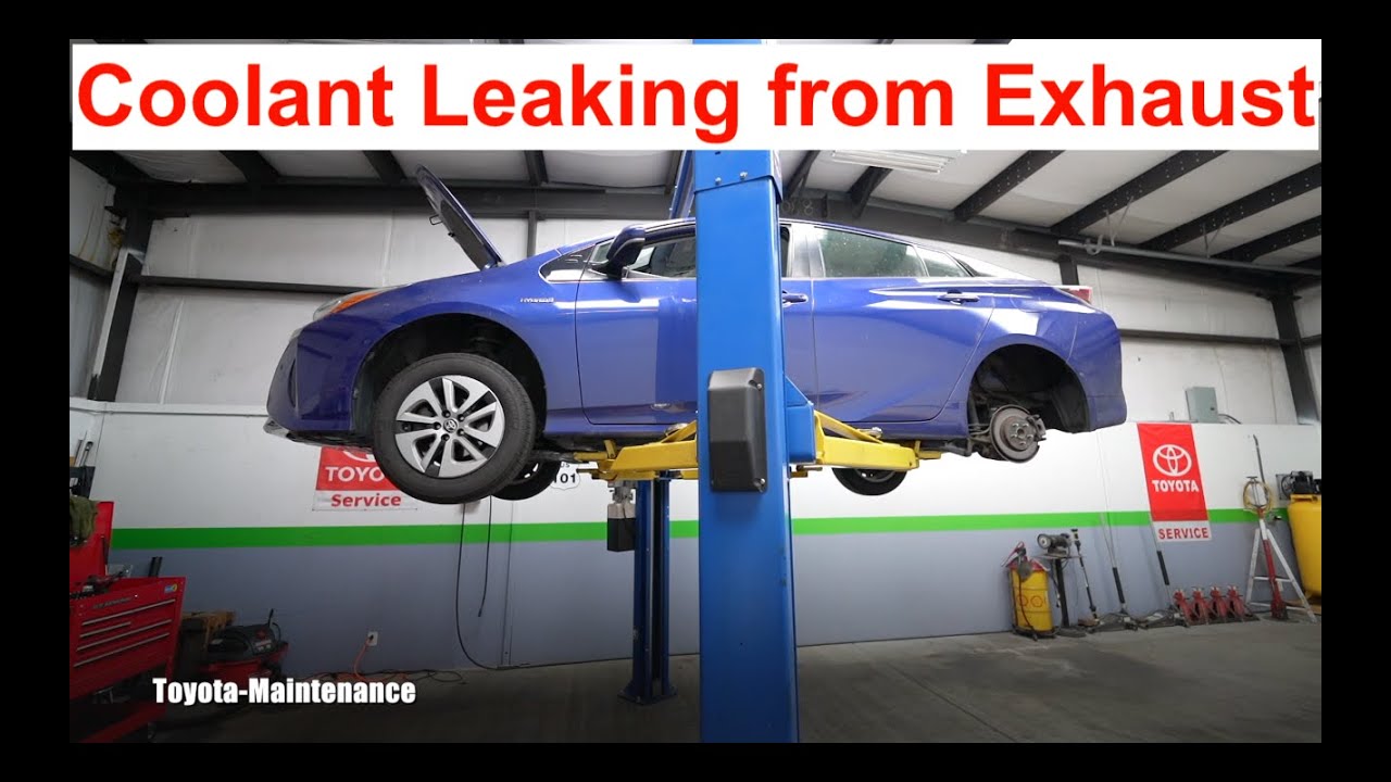 2017 Toyota Prius Coolant Leak from Exhaust