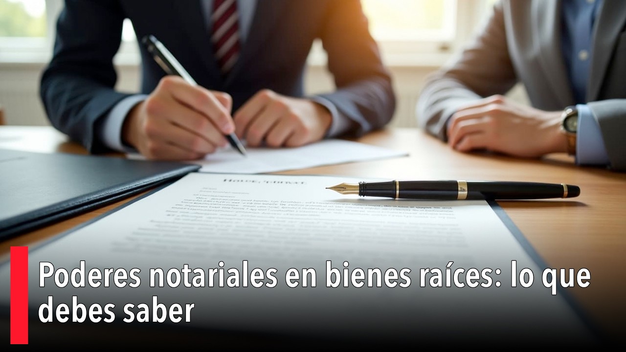 Poderes notariales en bienes raíces: lo que debes saber
